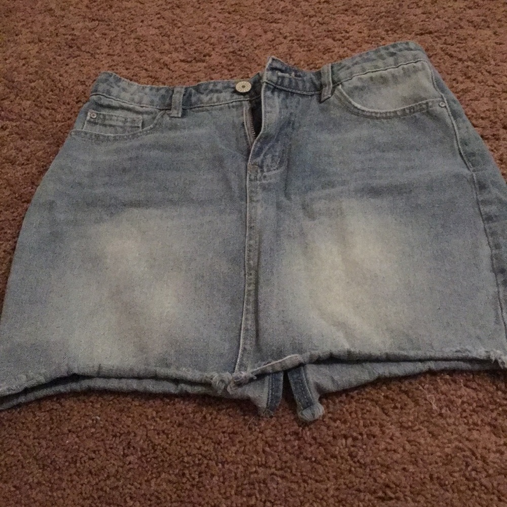 Charlotte Russe jean skirt